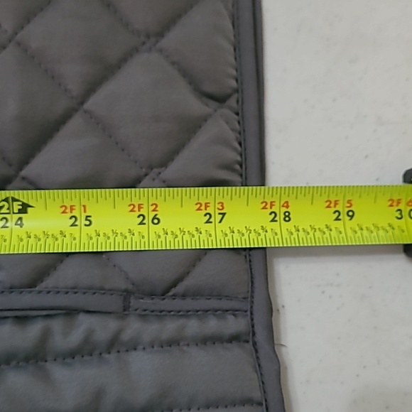 Natalie & Me reversible vest gray quilted side and giraffe print side size 3X - Picture 8 of 8